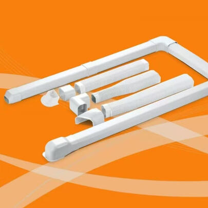 peterning-hvacparts Galon PVC line set cover, 3/4/5 inch sizes for air conditioners installation